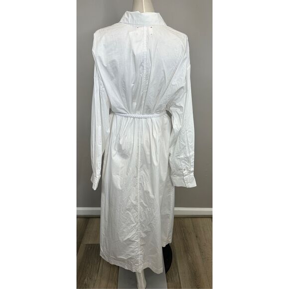 Xirena Katia Cotton Poplin Tie-Waist Midi-Dress Size X-Large $298 - Picture 6 of 8